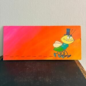 Vintage Funny Birthday Card Norcross Bug Humor Oversized Studio Card NOS